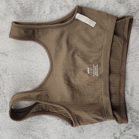 AERIE ribbed seamless tank bralette sports bra - Picture 7 of 11